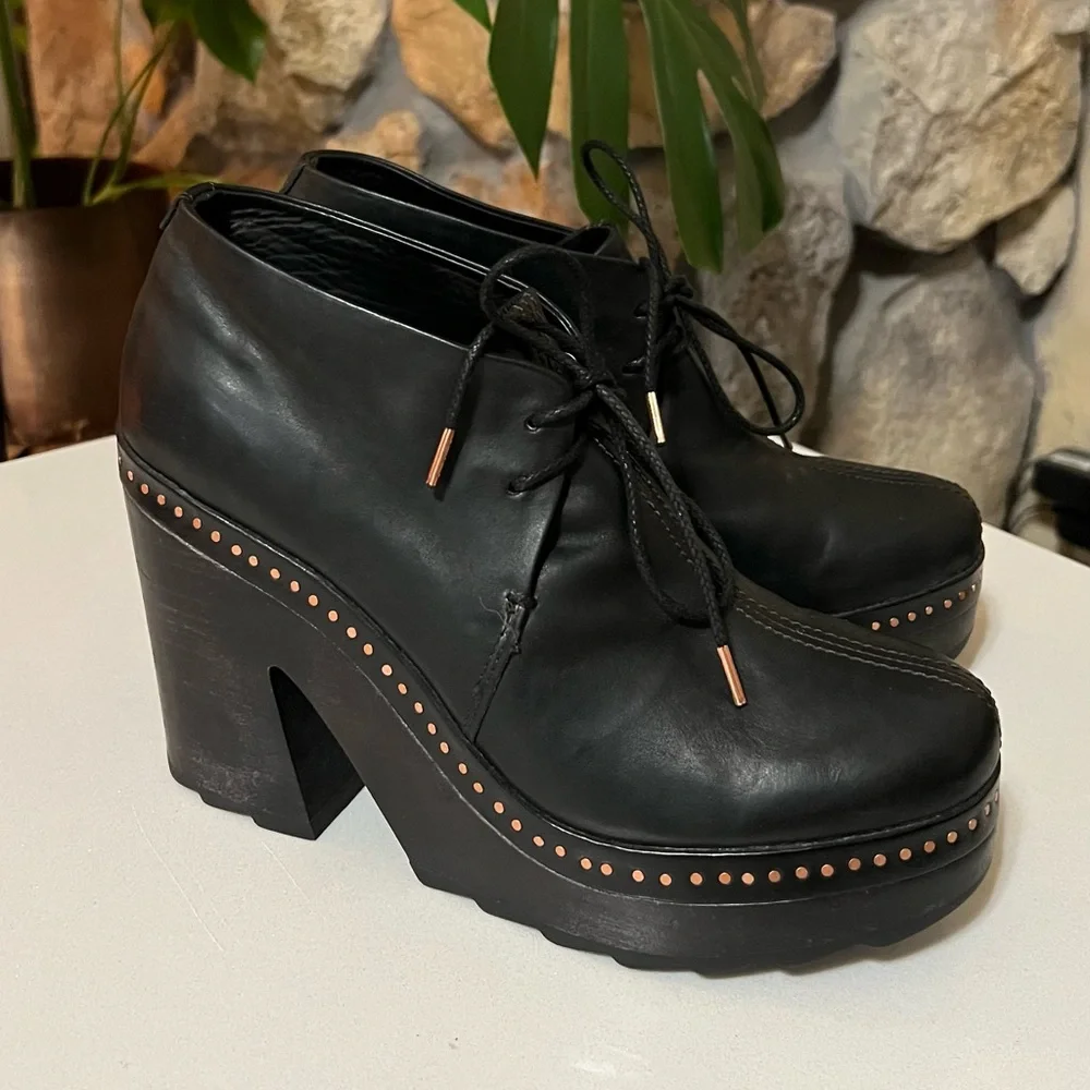 RAG & BONE Inez Desert Clog Boots Size 9 - Picture 4 of 15